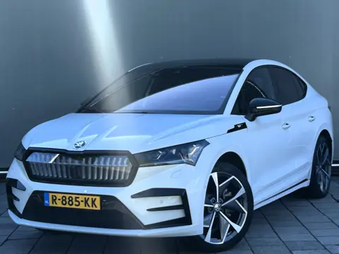 Škoda ENYAQ Coupé iV BWJ 2022 | 80 RS | PANO | LEER | TREKHAAK | 21'' LMV | NAVI | CARPLAY | CAMERA 