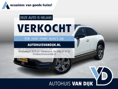 Mazda MX-30 e-SkyActiv 145 Luxury 36 kWh | Schuif-Kanteldak/Head-Up/Navi/Adapt.Cruise/Clima/Apple Ca