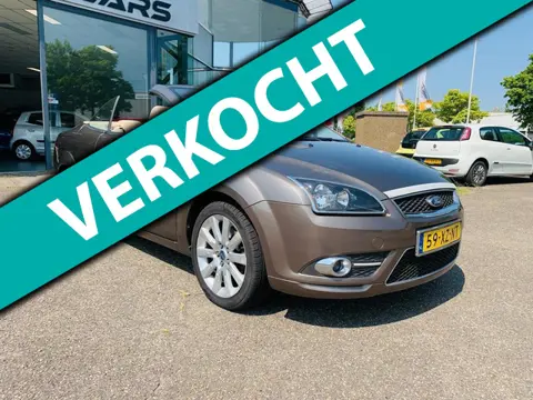 Ford Focus Coupé-Cabriolet 2.0-16V Titanium, Cabriolet, Airco, Leer, Cruise Control, Velg, P Sensor,