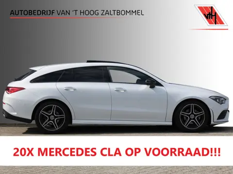 Mercedes-Benz CLA-Klasse Shooting Brake 180 AUT7 AMG NIGHT PAKKET PANORAMADAK SFEER CARPLAY TREKAAK 