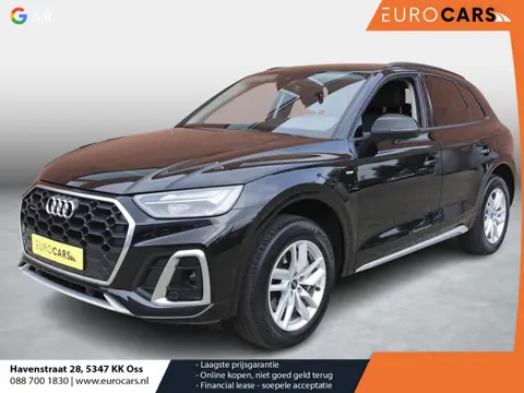 Audi Q5 50 TFSI e 300pk PHEV S Line Automaat Navigatie Camera Parkeersensoren Head Up Display Stoelv
