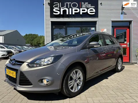 Ford Focus Wagon 1.6 EcoBoost Titanium -CLIMA-CRUISECONTROL-TREKHAAK-1500 KG TREKGEWICHT-PDC V+A-BLU