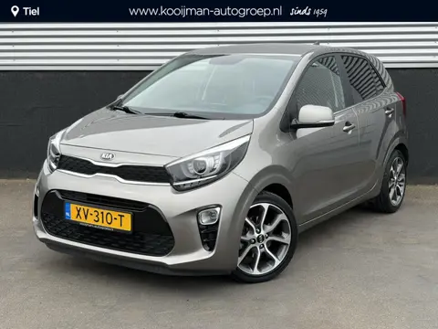 Kia Picanto 1.0 CVVT Design Edition Nieuw geleverd & dealeronderhouden, Lederen bekleding, Climate c