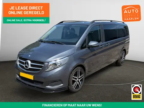 Mercedes-Benz V-Klasse 220d Extra Lang DC Avantgarde- 2x Schuifdeur, Leder, Navi, Clima, Cruise, Gri