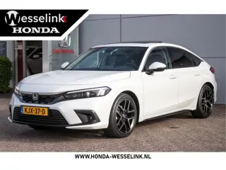 Honda Civic 2.0 e:HEV Advance - Cons. prijs rijklaar | Schuifdak | Navi | Leder | VOORRAADVOORDEEL!