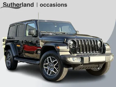 Jeep Wrangler Unlimited 4xe 380pk Sahara PHEV | Leder | Stoel- & Stuurverwarming | Navigatie | Afnee