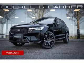 Volvo XC60 T6 Recharge Ultimate Black Edition ** Leer ** B&W ** Four-C luchtvering ** Trekhaak