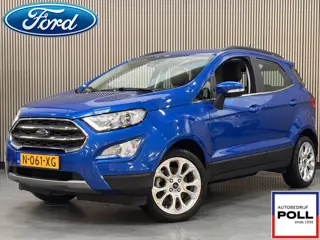 Ford EcoSport 125pk Titanium Half Leer Climat Cruise Apple Carplay Parkeersensor Dealeronderhouden