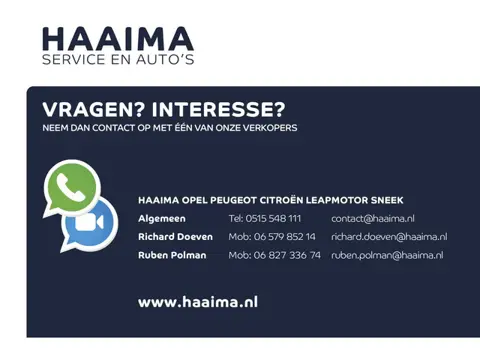 Opel Vivaro 1.5 BlueHDi 120pk S&S L2 | Demo | Achteruitrijcamera | Airco | Cruise control | Apple ca