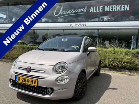 Fiat 500 1.2 Star Powder Pink Glazen panoramadak - Climate control - Parkeersensor achter - Cruise c