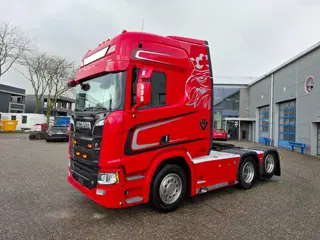 Scania SUPER 530R V8 / BOOGIE / RETARDER / DOUBLE TANK / ONLY:455993 KM / TECHNICAL 75 TON / LEATHER