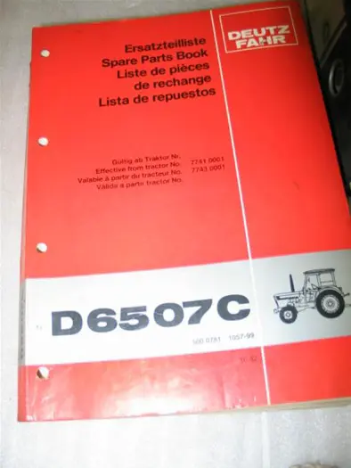 Manual Deutz D 6507C