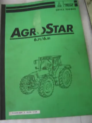 Manual Deutz Agrostar DX 6.71 / DX 6.81