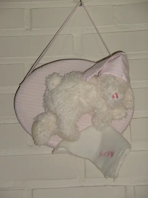 PLUCHE BEER BABY ROZE 32 STUKS Appletree NIEUW