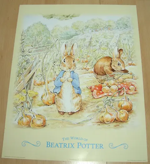 KONIJNEN THE WORLD OF BEATRIX POTTER 90 POSTER NIEUW