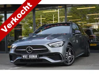 Mercedes-Benz C-Klasse Estate 300 e AMG Led Leder Panorama Memory Distronic Camera 360 Keyless Night