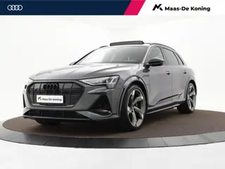 Audi e-tron S quattro 95 kWh 503pk · SOH 98,5% · Panoramadak · Luchtvering · Camera · Leder Valcona 