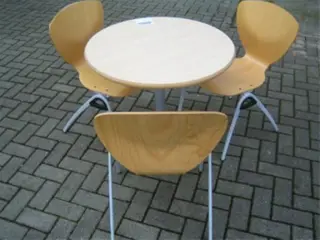 7x SET tafel+3 stoelen
