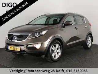 Kia Sportage 2.0 X-EXCUTIVE 4WD PLUS PACK AUTOMAAT 1600 KG TREKKEN.LEDER.PDC.LMV. GOED ONDERHOUDEN