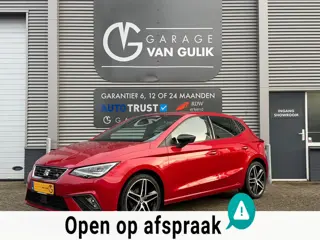SEAT Ibiza 1.0 110PK EcoTSI FR Automaat Clima,Cruise,CarPlay,Keyless,Leder/Alcantara,Led,DAB,Pdc,Fro
