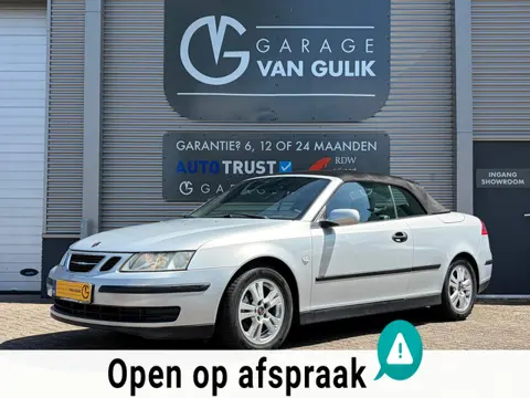 Saab 9-3 Cabrio 1.8t Vector 150PK Trekhaak,Clima,Cruise,Isofix,ElektrRamen+Spiegels,Parkeersensoren,