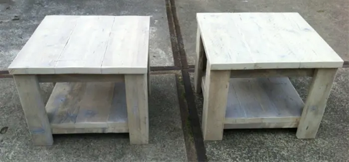 Salontafel white wash