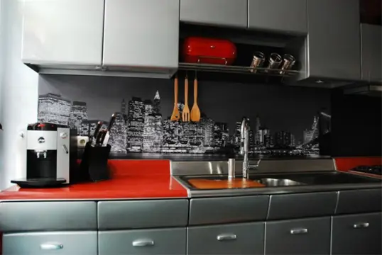 Originele keuken achterwand met fotoprint of Curlz