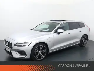 Volvo V60 2.0 T6 Recharge AWD Inscription | 340 PK | Panoramadak | Lederen bekledingen | Stoelverwar