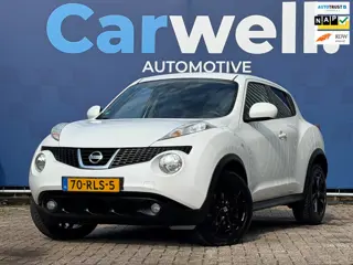 Nissan Juke 1.6 Tekna|1e Eigenaar|Carplay|STLvw|Keyless|Leder|Climate|Cruise|LMV|Bleutooth|Apk tot 2