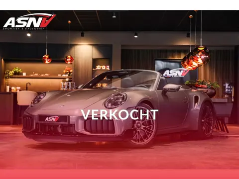 Porsche 911 992.2 Cabrio 3.6 Turbo S, 711 PK, *ON/STOCK*, Sport/Design/Zwart, Burmester, Ventilatie,