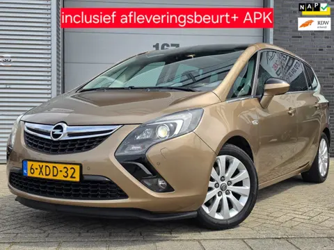 Opel Zafira Tourer 1.4 Turbo 140 pk|PanoramaVoorraam|Leer|Stoelverwarming|Achteruitrijcamera|Pano