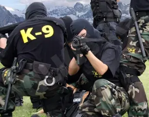 K-9 Julius broek camouflage waterdicht