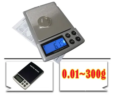 Weegschaal - 0.01g x 300g - voor medicijnen , goud , zilver