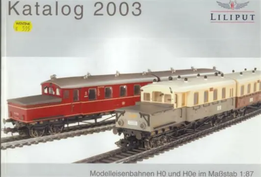 Liliput catalogus 2003 HO (1:87) en HOe