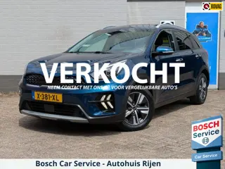 Kia Niro 1.6 GDi Hybrid DynamicPlusLine|Schuifdak|Navi|Adaptive-Cruise|Half/Leder|Camera|Apple-Carpl