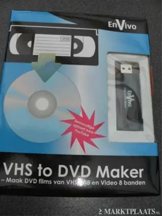 Dvd-maker zet uw videobanden over op dvd