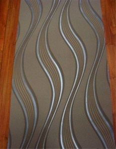 Retro zilver bruin mooie behang 05