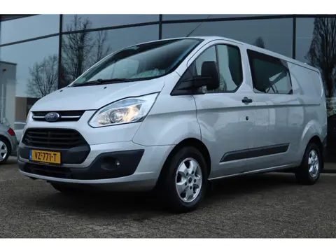 FORD TRANSIT CUSTOM 290 2.2 TDCI L2 TREND DC DUBBEL CABINE | CAMERA | TREKHAAK | NAVI |