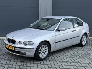 BMW 3-serie Compact 316ti Executive | 124.000KM | Leer | Airco | HiFi Audio | Regensensor | Youngtim