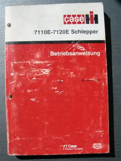 Manual Case 7110E - 7120E