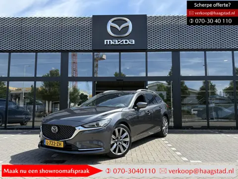 Mazda 6 Sportbreak 2.5 SkyActiv-G 194 Signature Dealer onderhouden / Sunroof / Navi / Meest luxe uit
