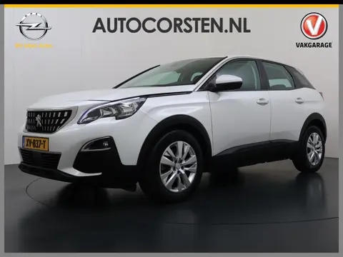 Peugeot 3008 1.2T 131PK Automaat Leder Adap.Cruise Stoelverwarming Navi Ecc Apple Carplay Android Au