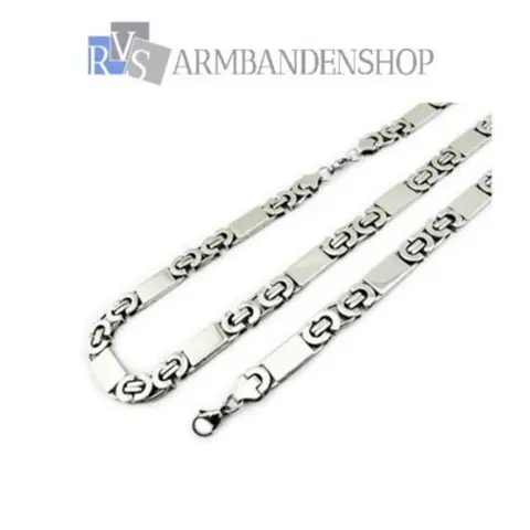 Div rvs platte koningsschakel koningsschakel kettingen 316L