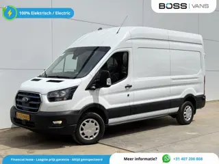 Ford E-Transit 68kWh 184PK L3H3 Pakketinrichting 334km WLTP 96,2% (SOH) BEV Snelladen 360º Camera Cr