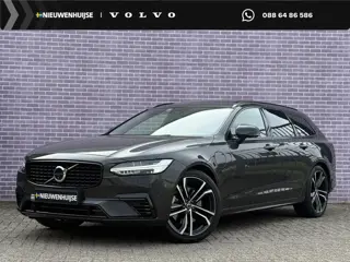 Volvo V90 2.0 T8 Plug-in hybrid AWD Ultra Dark | SOH: 100% | 4 seizoen banden | Extra getint glas | 