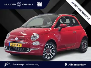 Fiat 500C Cabio RED 1.0 Hybrid 70pk | CLIMA | 16" LM-VELGEN | NAVI | DAB+ | APPLE CARPLAY / ANDROID 