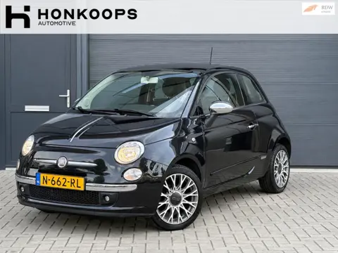 Fiat 500 RIJKLAAR - ROOD LEER, PANO! NWE RIEM - NWE APK - NETJES