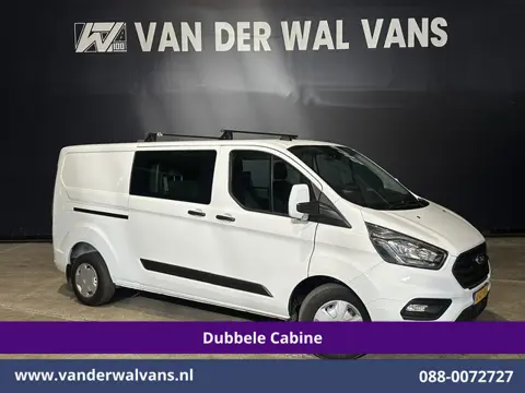 Ford Transit Custom 2.0 TDCI 131pk L2H1 Dubbele Cabine Inrichting Euro6 Airco | 5-Zits | Camera | Cr