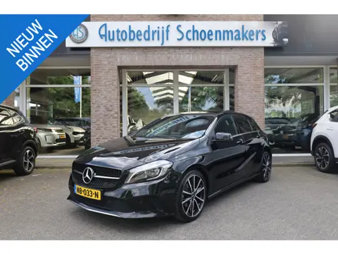 Mercedes-Benz A-klasse 180 Lease Edition Plus PANO STOELVERW. HALF-LEER CAMERA NL-AUTO ZWARTE-HEMEL 