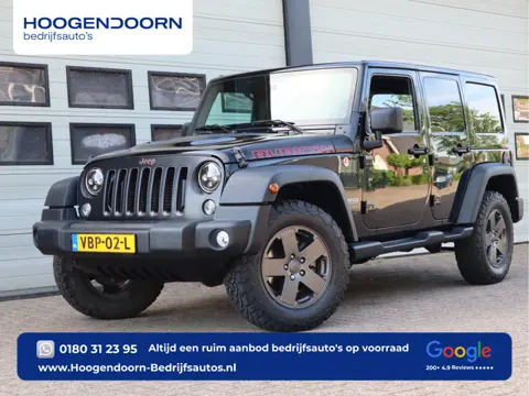 Jeep Wrangler 2.8 CRD 200pk Euro 6 Rubicon Recon - Grijs kenteken - LED - Trekhaak - Airco